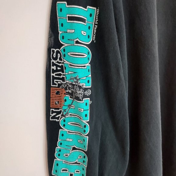 WORLD FAMOUS IRON HORSE SALOON ORMOND BEACH FL AWESOME SKELETONS PARTYING SHIRT - Picture 9 of 14